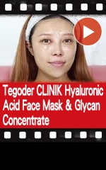 Tegoder CLINIK Hyaluronic Acid Face Mask & Glycan Concentrate